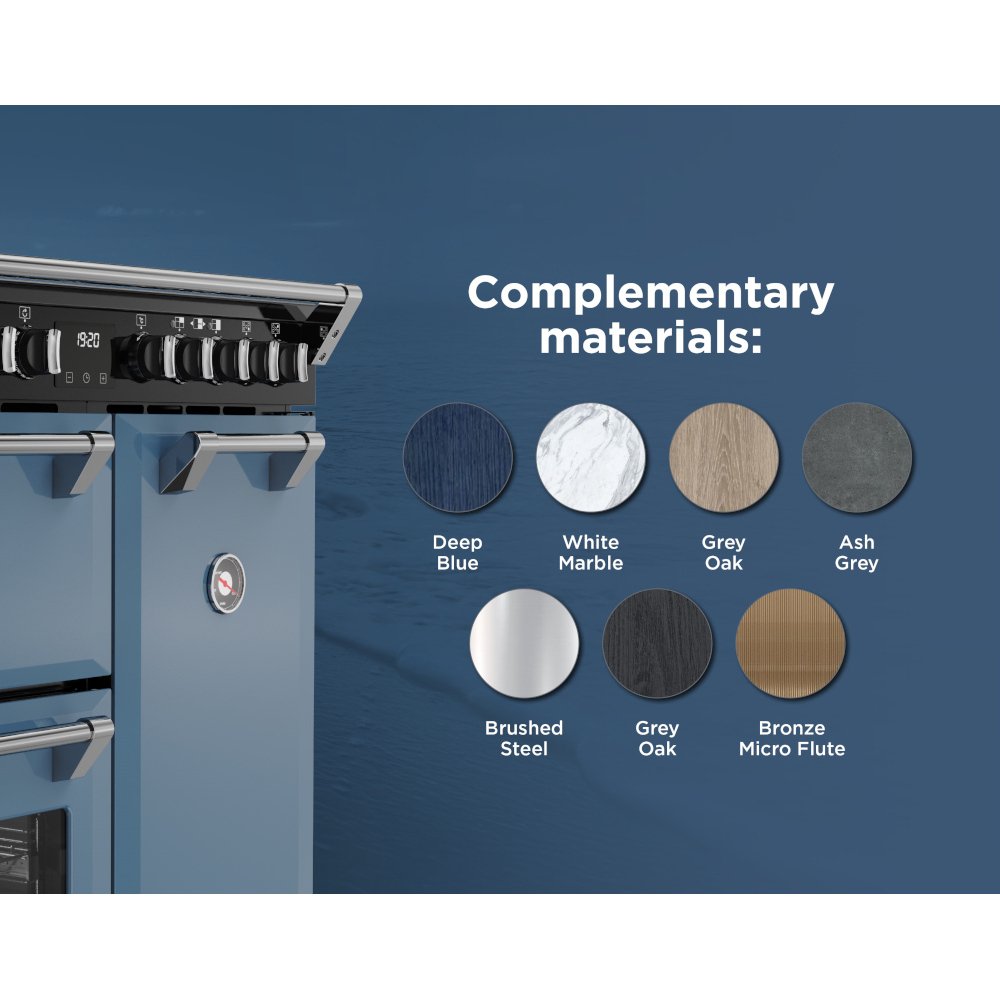 Stoves DX RCA RICH 90Ei RTY TWB 90cm Induction Range Cooker, Twilight Blue, A Rated