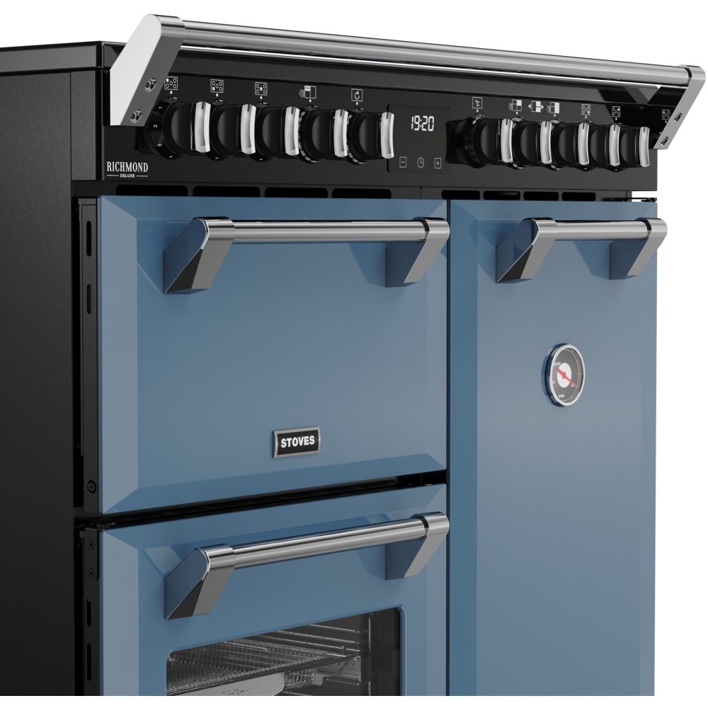 Stoves DX RCA RICH 90Ei RTY TWB 90cm Induction Range Cooker, Twilight Blue, A Rated