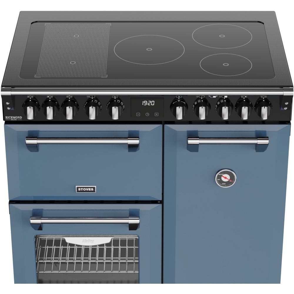 Stoves DX RCA RICH 90Ei RTY TWB 90cm Induction Range Cooker, Twilight Blue, A Rated
