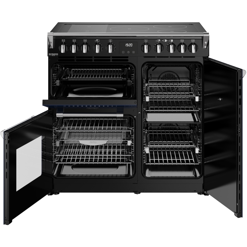 Stoves DX RCA RICH 90Ei RTY MBL 90cm Induction Range Cooker, Midnight Blue, A Rated