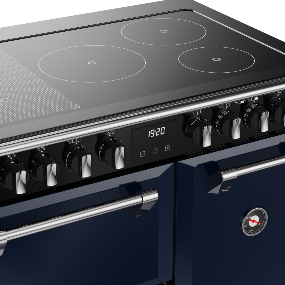 Stoves DX RCA RICH 90Ei RTY MBL 90cm Induction Range Cooker, Midnight Blue, A Rated