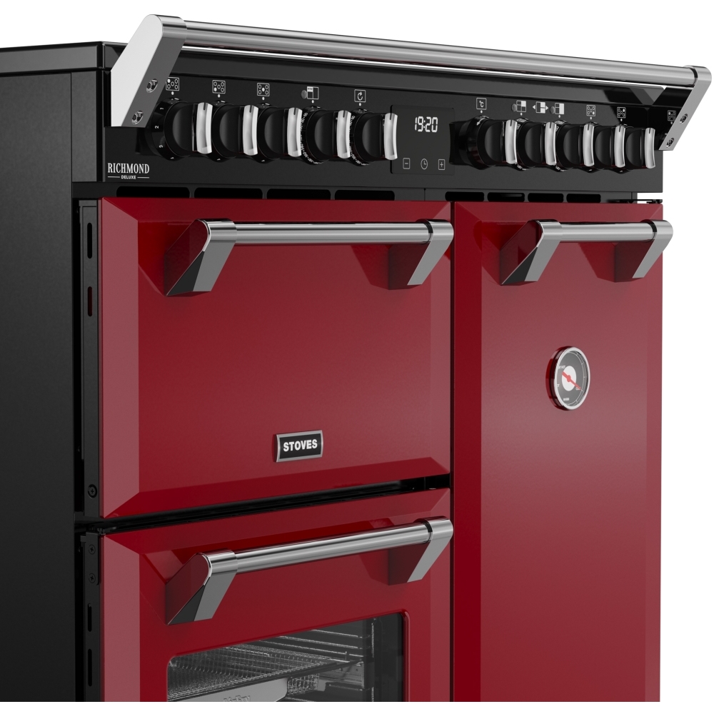 Stoves DX RCA RICH 90Ei RTY GAR 90cm Induction Range Cooker, Garnet Red, A Rated