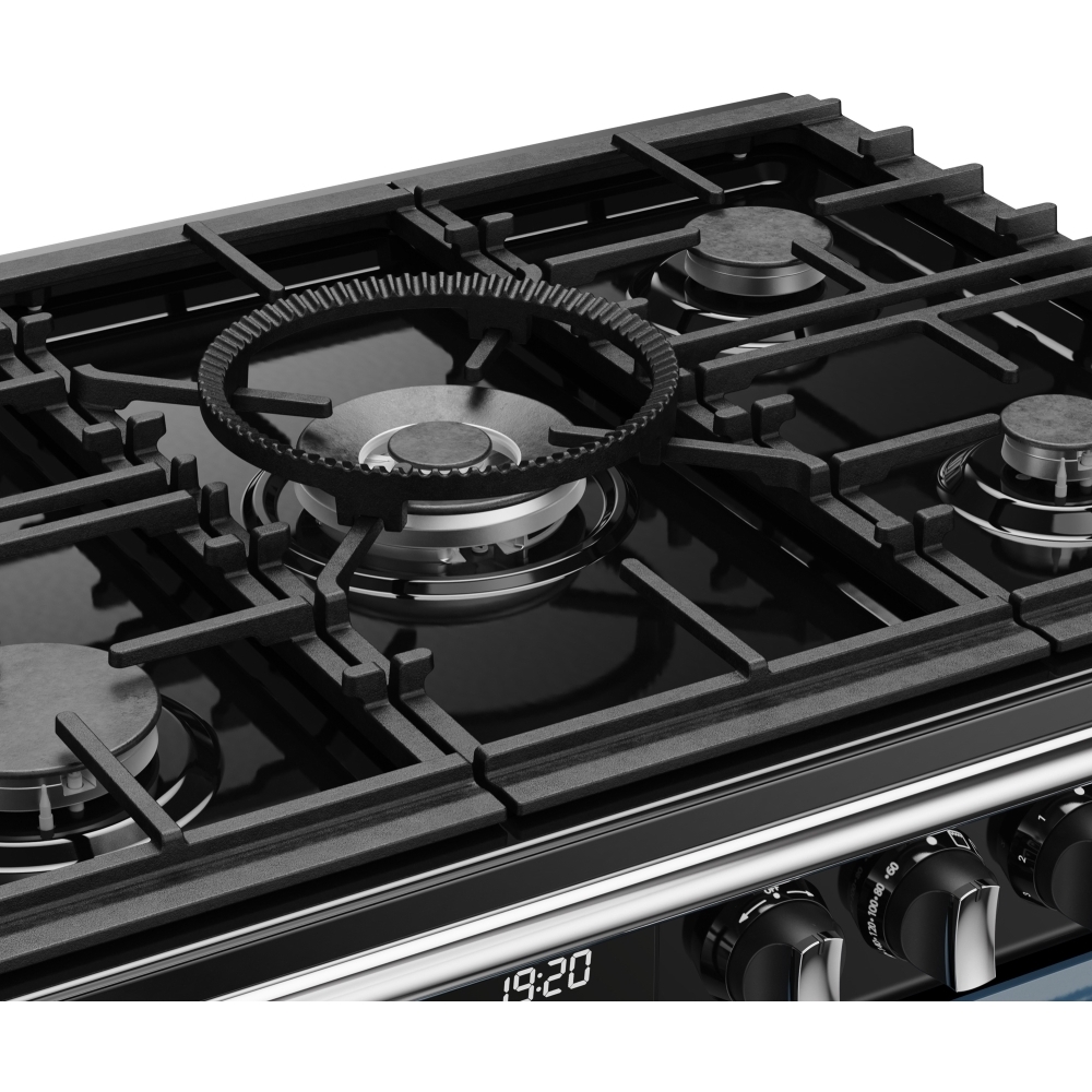Stoves DX RCA RICH 100DF TWB 100cm Dual Fuel Range Cooker, Twilight Blue, A Rated