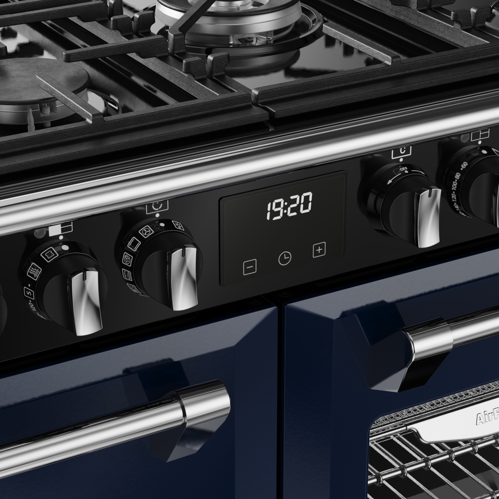 Stoves DX RCA RICH 100DF MBL 100cm Dual Fuel Range Cooker, Midnight Blue, A Rated