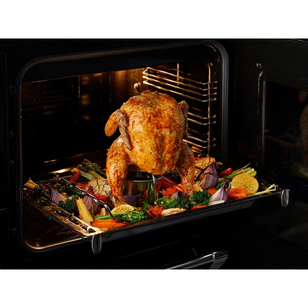 Stoves DX RCA RICH 100DF GAR 100cm Dual Fuel Range Cooker, Garnet Red, A Rated