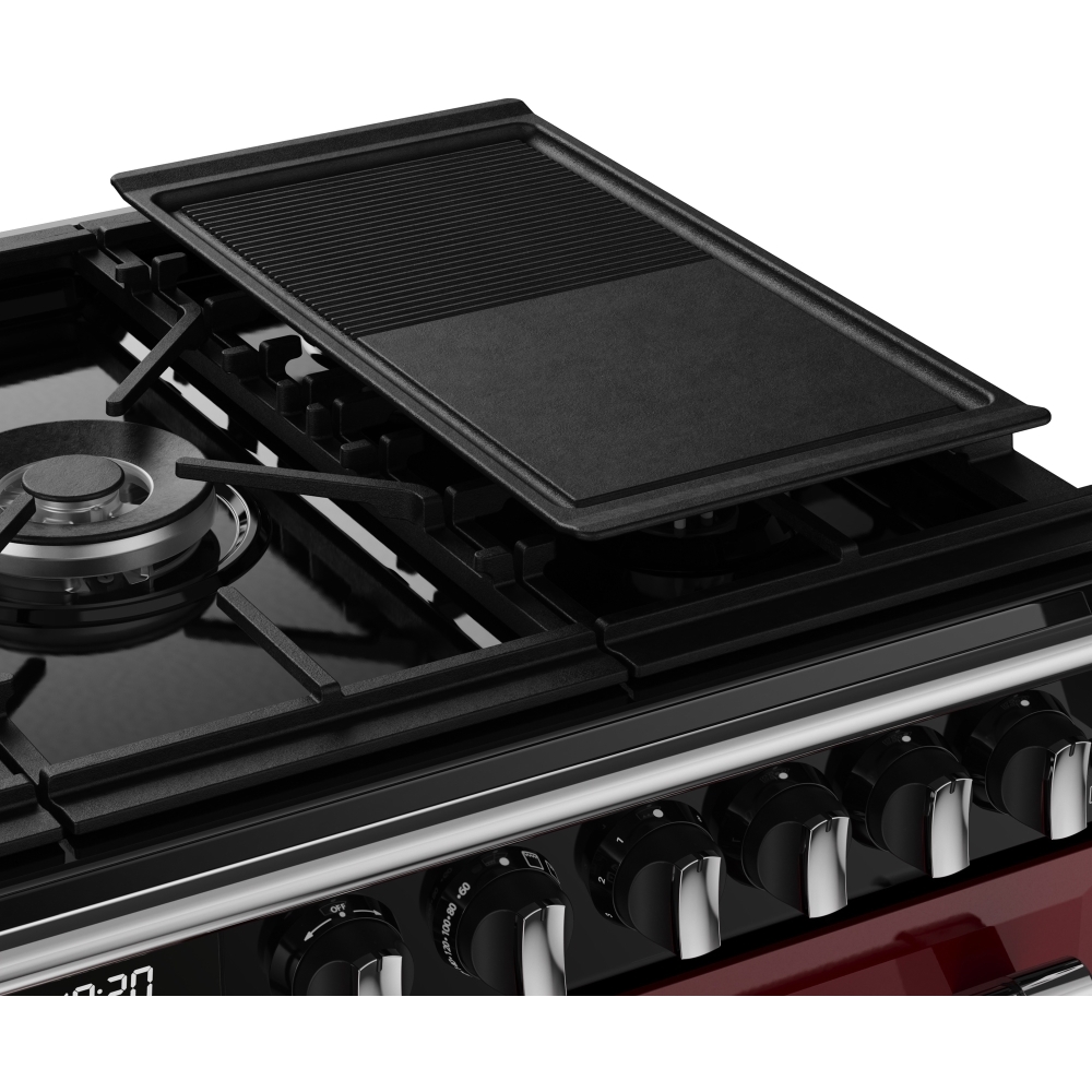 Stoves DX RCA RICH 100DF GAR 100cm Dual Fuel Range Cooker, Garnet Red, A Rated