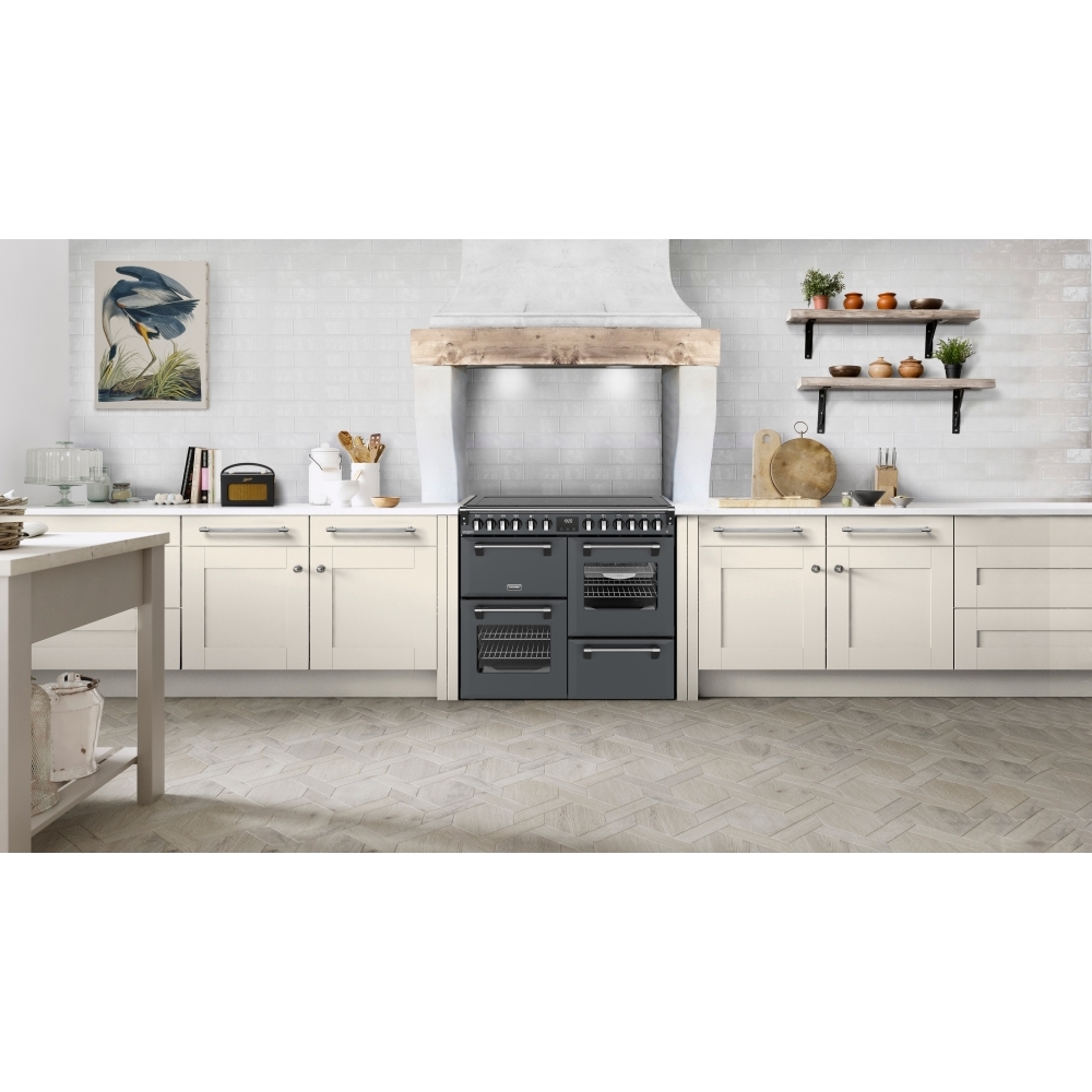 Stoves DX RCA RICH 100Ei RTY AGR 100cm Induction Range Cooker, Anthracite Grey, A Rated