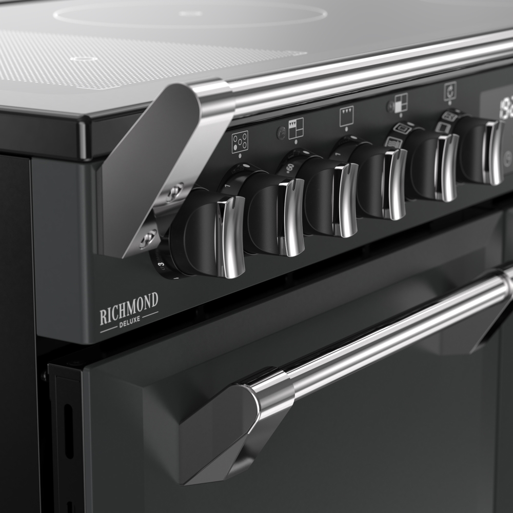 Stoves DX RCA RICH 100Ei RTY AGR 100cm Induction Range Cooker, Anthracite Grey, A Rated