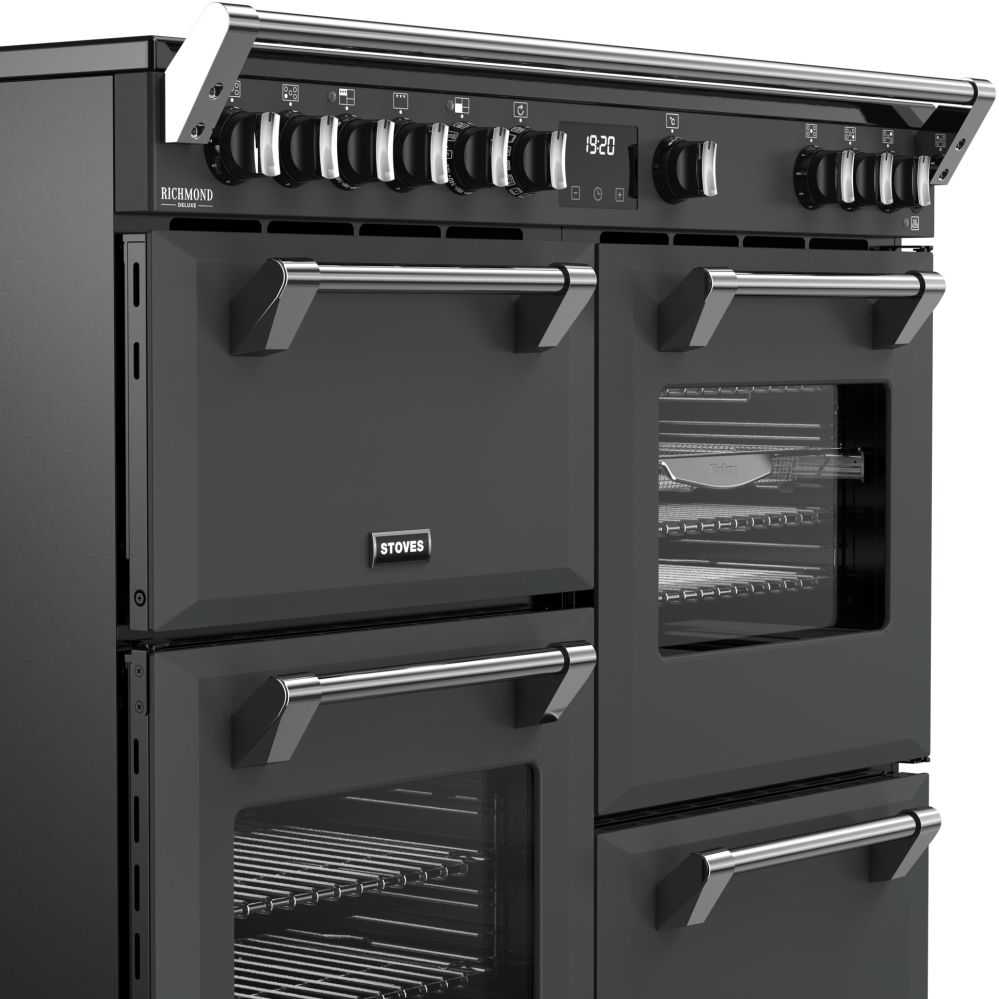 Stoves DX RCA RICH 100Ei RTY AGR 100cm Induction Range Cooker, Anthracite Grey, A Rated
