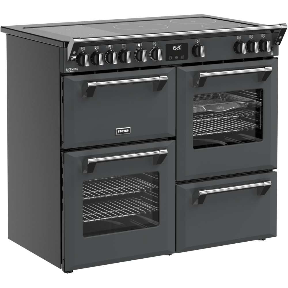 Stoves DX RCA RICH 100Ei RTY AGR 100cm Induction Range Cooker, Anthracite Grey, A Rated