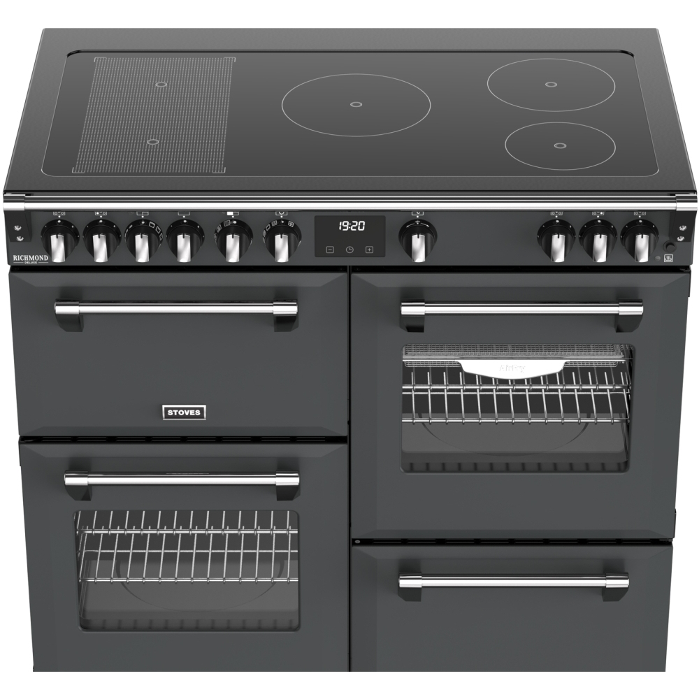 Stoves DX RCA RICH 100Ei RTY AGR 100cm Induction Range Cooker, Anthracite Grey, A Rated