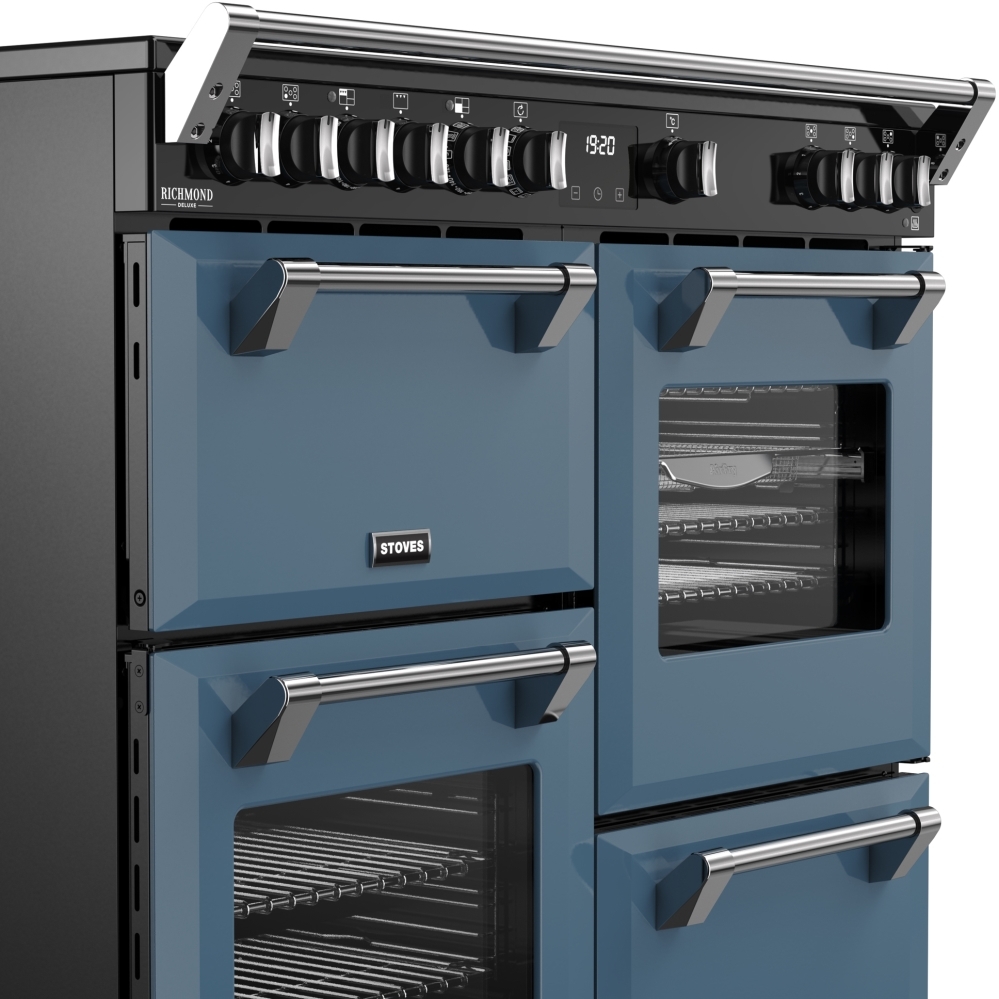 Stoves DX RCA RICH 100Ei RTY TWB 100cm Induction Range Cooker, Twilight Blue, A Rated