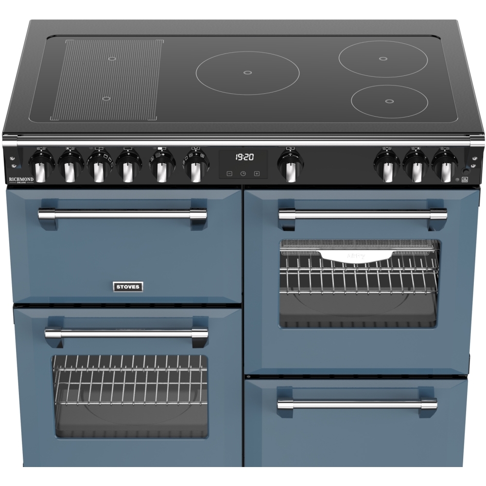 Stoves DX RCA RICH 100Ei RTY TWB 100cm Induction Range Cooker, Twilight Blue, A Rated