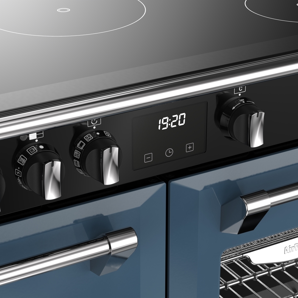 Stoves DX RCA RICH 100Ei RTY TWB 100cm Induction Range Cooker, Twilight Blue, A Rated
