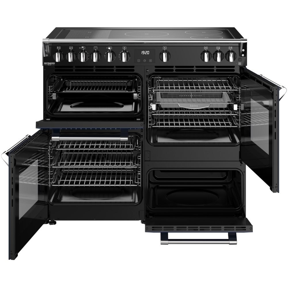 Stoves DX RCA RICH 100Ei RTY MBL 100cm Induction Range Cooker, Midnight Blue, A Rated