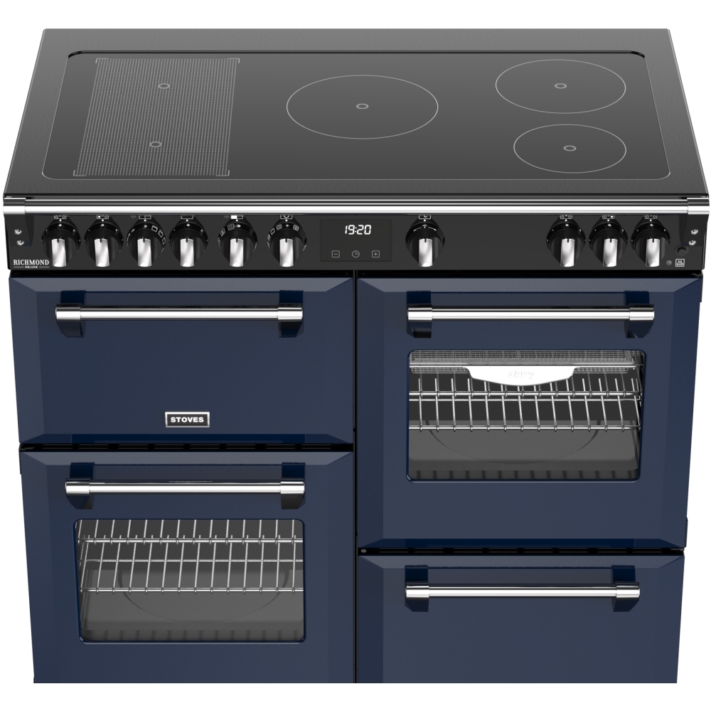 Stoves DX RCA RICH 100Ei RTY MBL 100cm Induction Range Cooker, Midnight Blue, A Rated