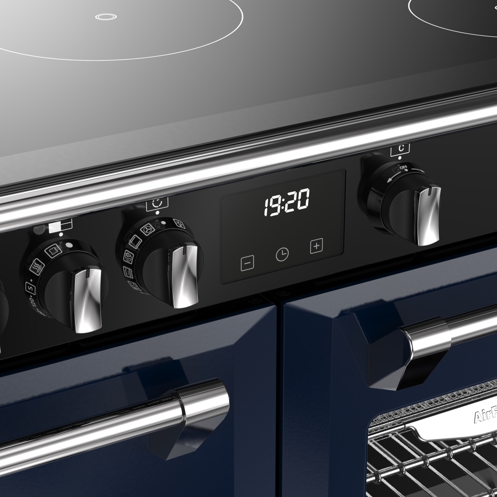 Stoves DX RCA RICH 100Ei RTY MBL 100cm Induction Range Cooker, Midnight Blue, A Rated
