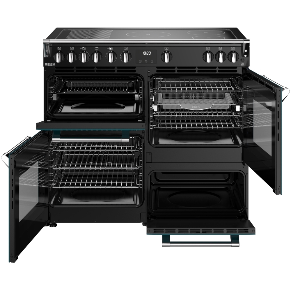 Stoves DX RCA RICH 100Ei RTY DMA 100cm Induction Range Cooker, Deep Marine, Green, A Rated