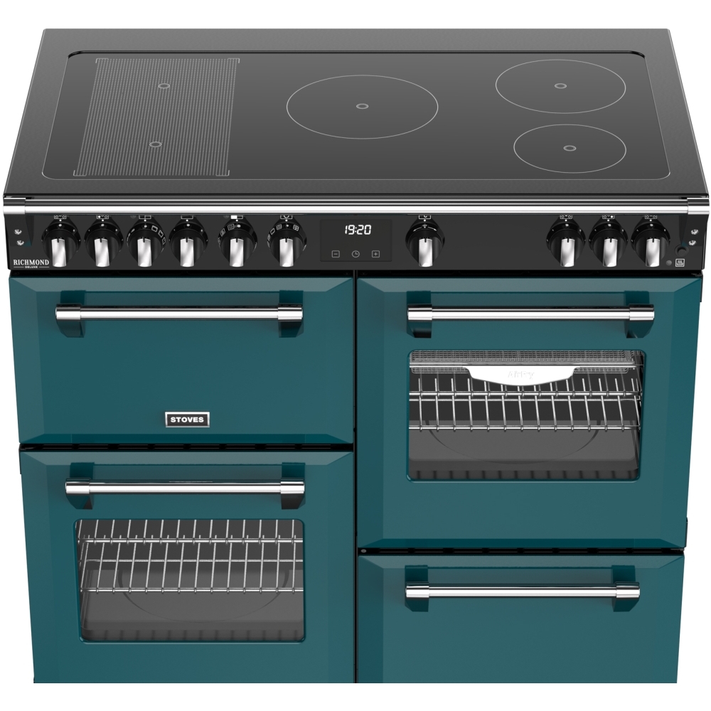 Stoves DX RCA RICH 100Ei RTY DMA 100cm Induction Range Cooker, Deep Marine, Green, A Rated