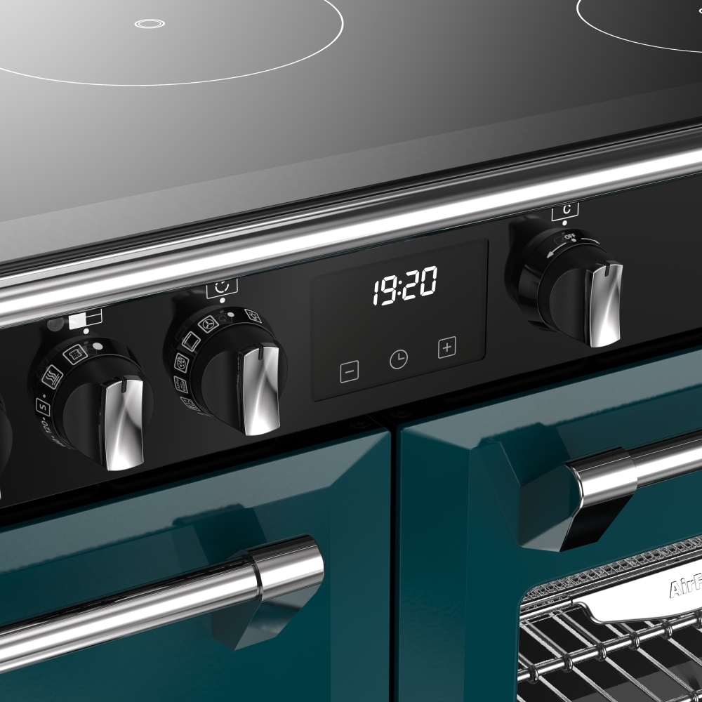 Stoves DX RCA RICH 100Ei RTY DMA 100cm Induction Range Cooker, Deep Marine, Green, A Rated