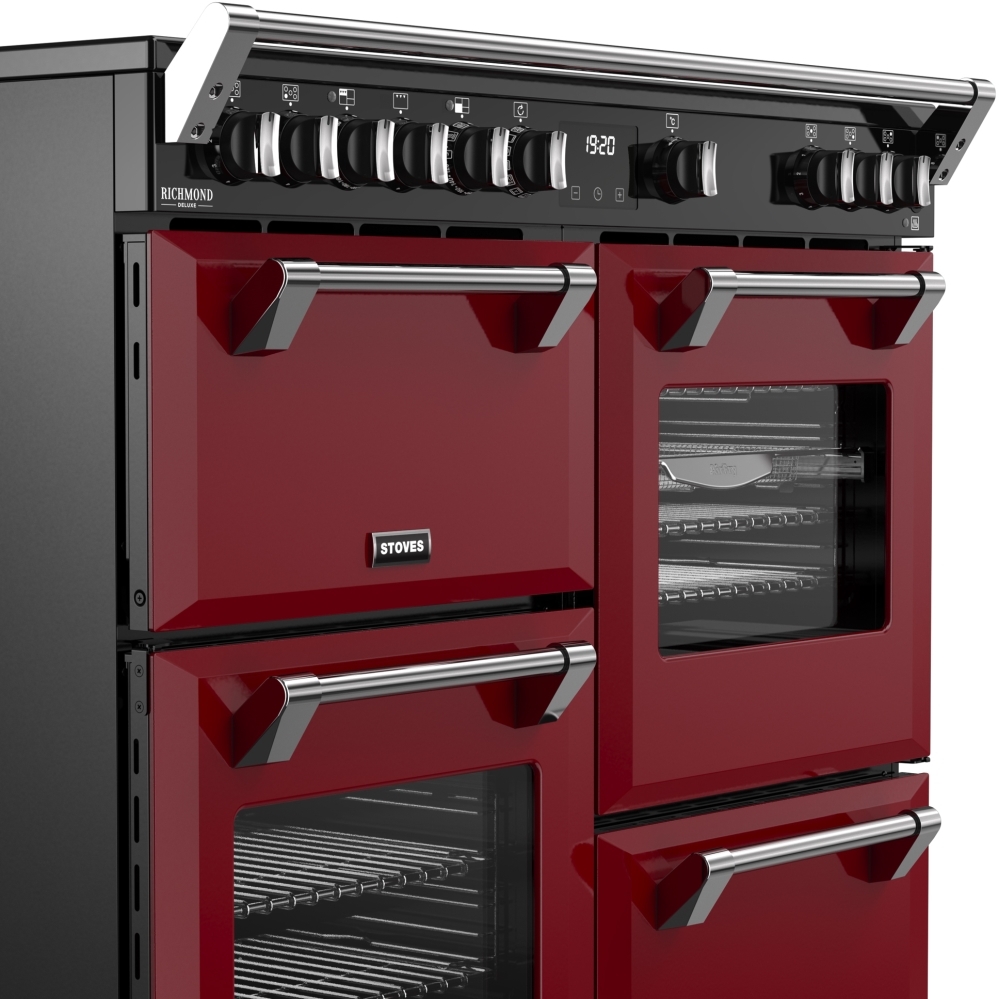 Stoves DX RCA RICH 100Ei RTY GAR 100cm Induction Range Cooker, Garnet Red, A Rated
