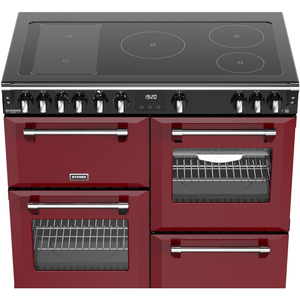Stoves DX RCA RICH 100Ei RTY GAR 100cm Induction Range Cooker, Garnet Red, A Rated