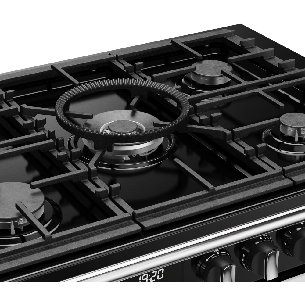 Stoves DX RCA RICH 110DF IWH 110cm Dual Fuel Range Cooker, Ice White, A Rated