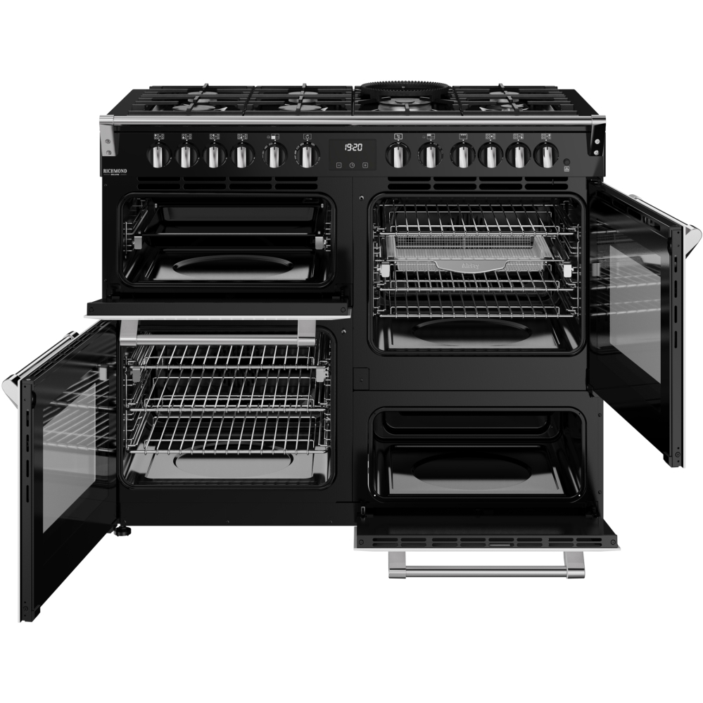 Stoves DX RCA RICH 110DF IWH 110cm Dual Fuel Range Cooker, Ice White, A Rated