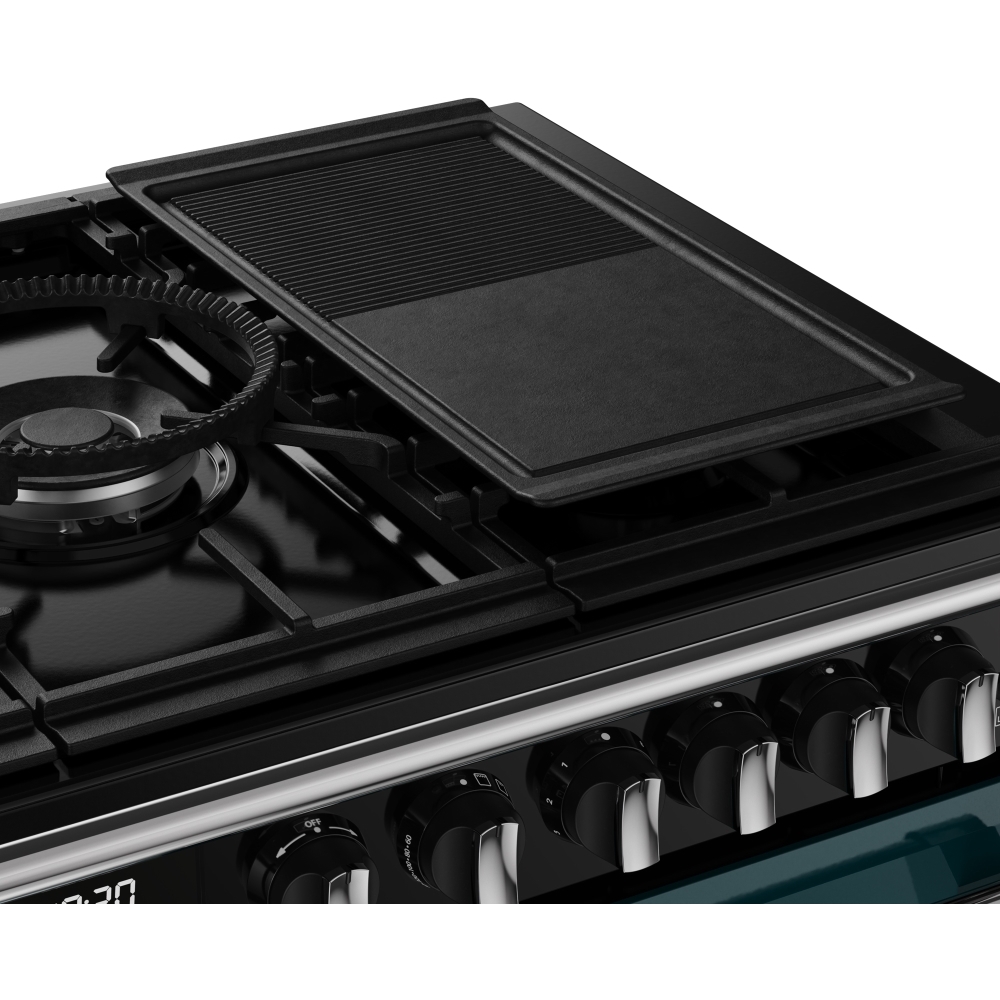 Stoves DX RCA RICH 110DF DMA 110cm Dual Fuel Range Cooker, Deep Marine, Green, A Rated