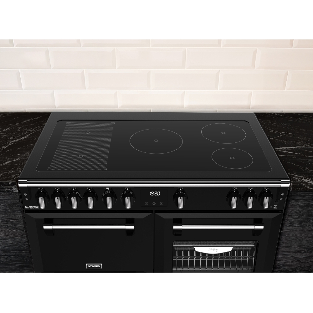 Stoves DX RCA RICH 110Ei RTY IWH 110cm Dual Fuel Range Cooker, Ice White, A Rated