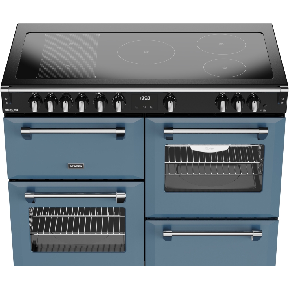 Stoves DX RCA RICH 110Ei RTY TWB 110cm Dual Fuel Range Cooker, Twilight Blue, A Rated