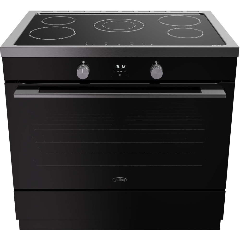 Belling BEL RCA VISION SGL 90cm Induction Range Cooker, Black, A Rated