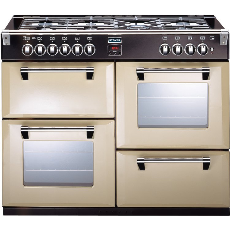Buy Stoves Richmond 1000DFT Champagne 100cm Dual Fuel Range Cooker