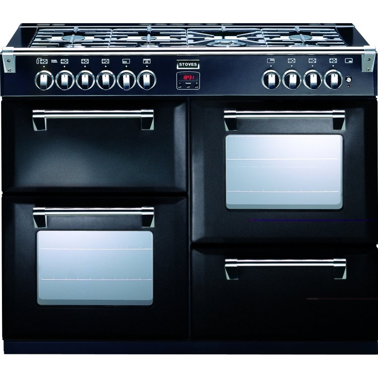Buy Stoves Richmond 1100DFT Black 110cm Dual Fuel Range Cooker (444440203) Marks Electrical Buy Stoves Richmond 1100DFT Black 110cm Dual Fuel Range Cooker (444440203) Marks Electrical