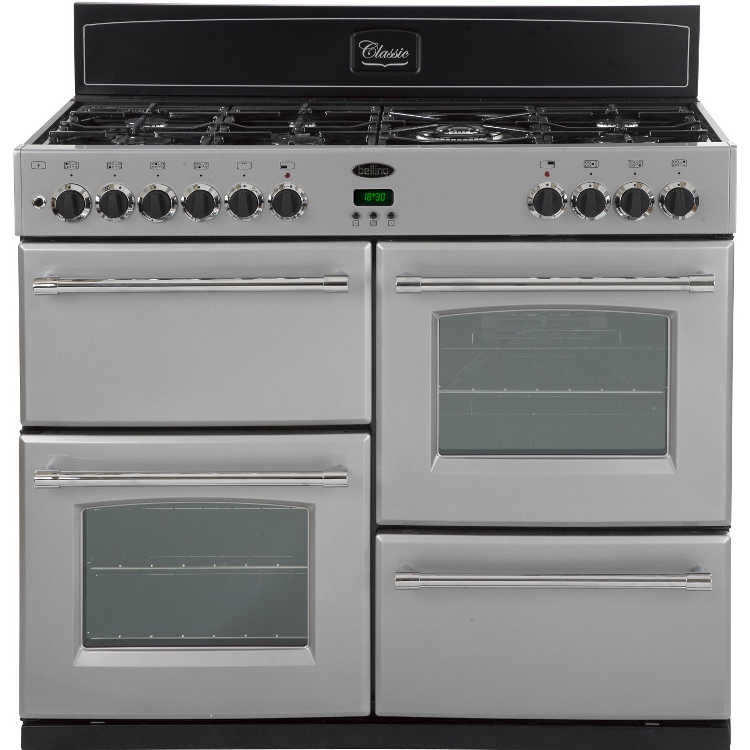 Buy Belling Classic 110GT Silver 110cm Gas Range Cooker (444440401