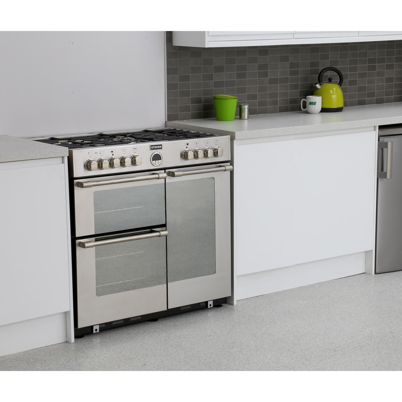 Buy Stoves Sterling 900DFT Stainless Steel 90cm Dual Fuel Range Cooker (444440465) Marks Buy Stoves Sterling 900DFT Stainless Steel 90cm Dual Fuel Range Cooker (444440465) Marks