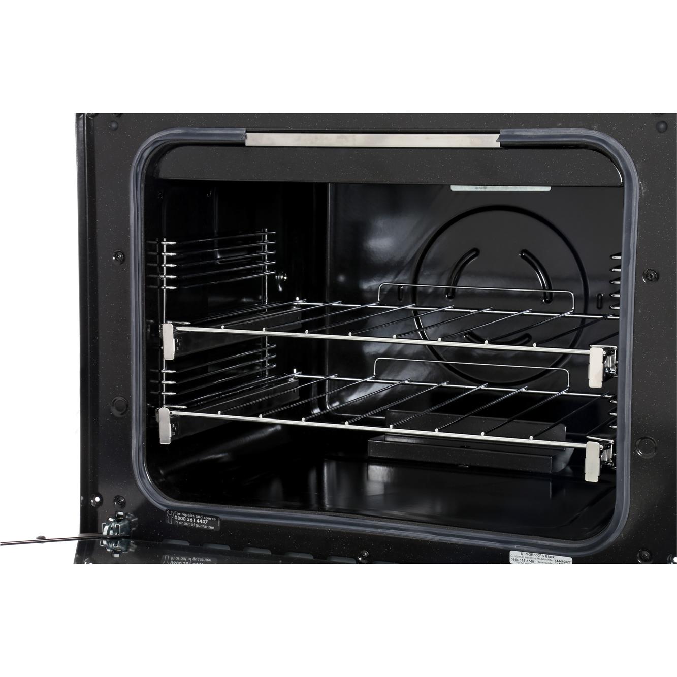 Buy Stoves SGB600PS Black Single Built In Gas Oven (444440827) Marks