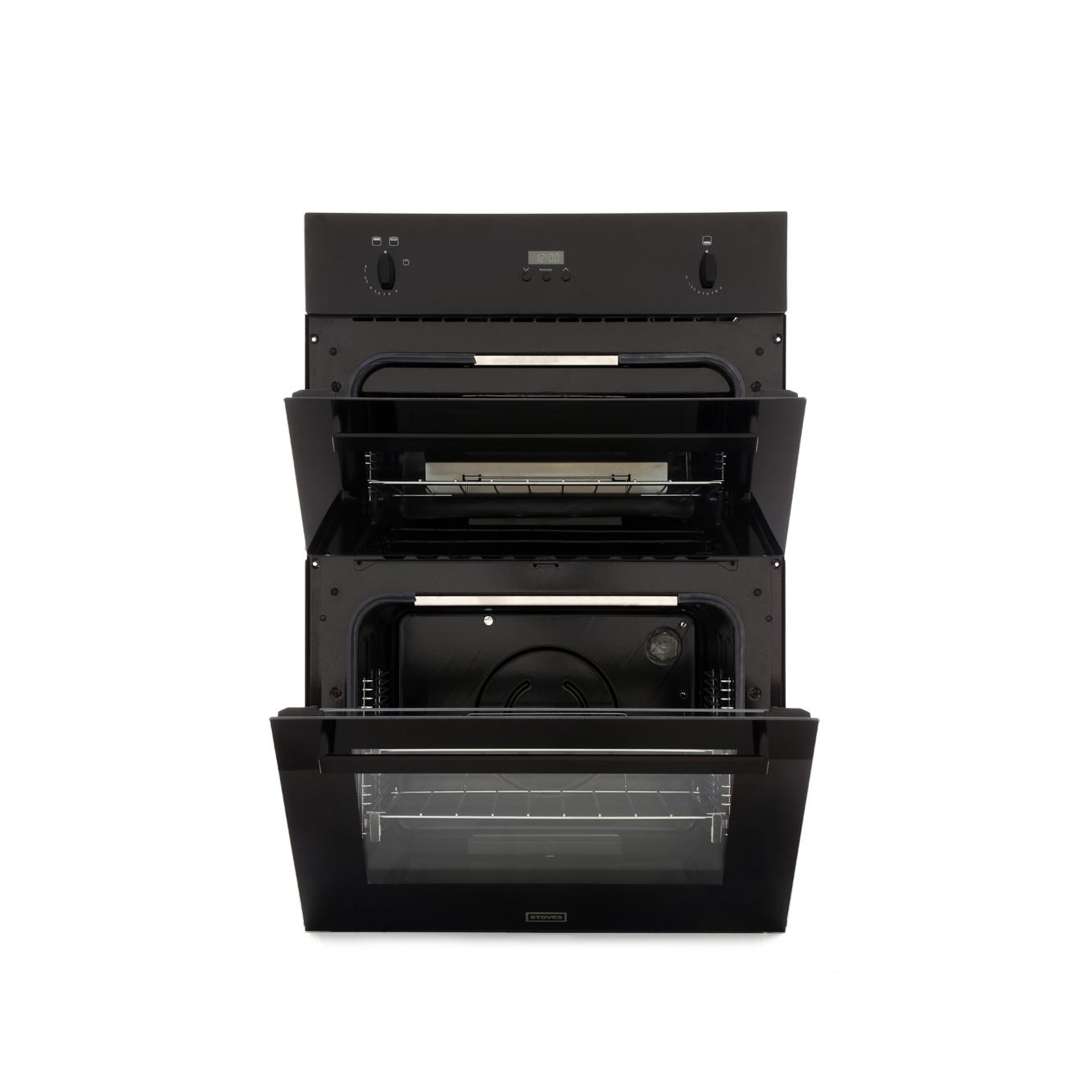 Buy Stoves SGB900PS Black Double Built In Gas Oven (444440837) Marks