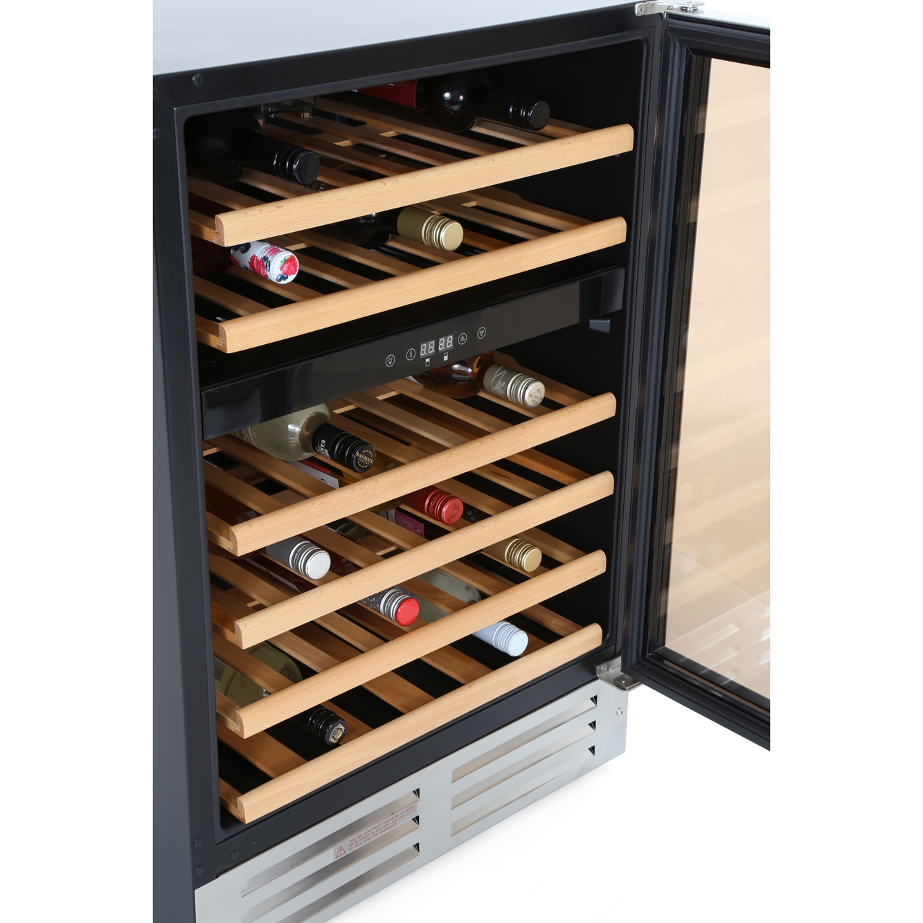 Stoves 600WC Mk2 Stainless Steel Wine Cooler, G Rated