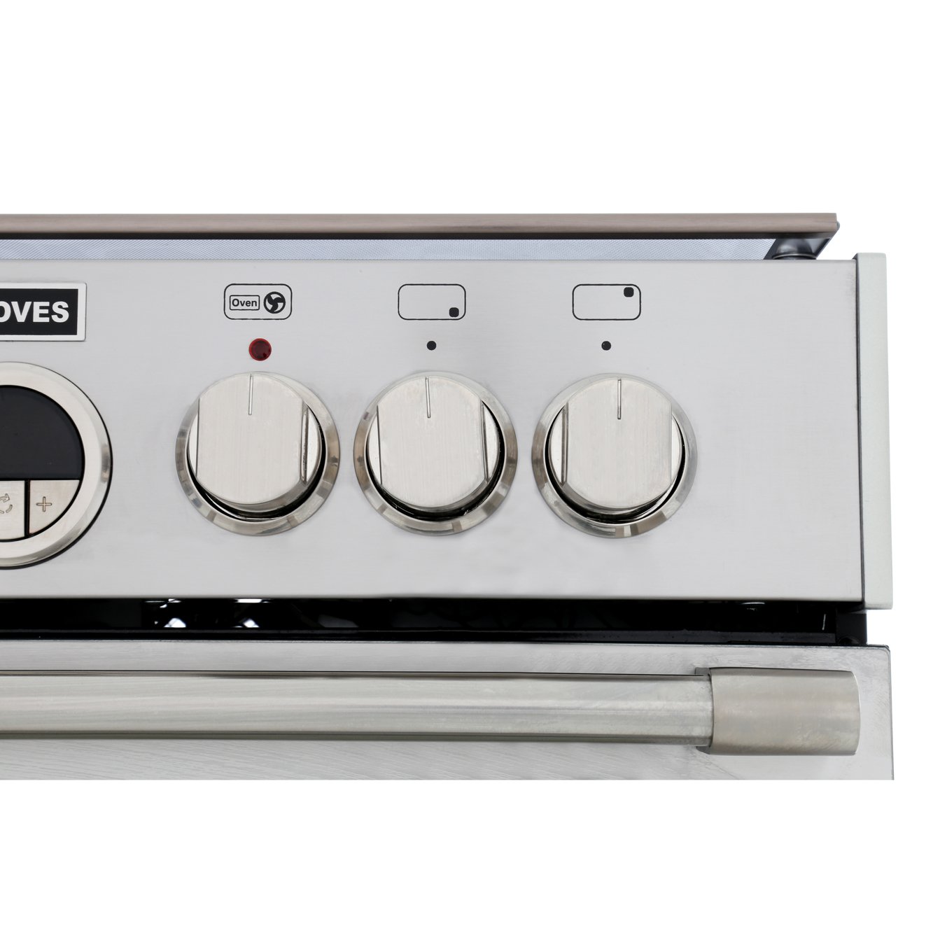 Buy Stoves Sterling 600DF Stainless Steel Dual Fuel Cooker with Double Oven (444440989) Marks