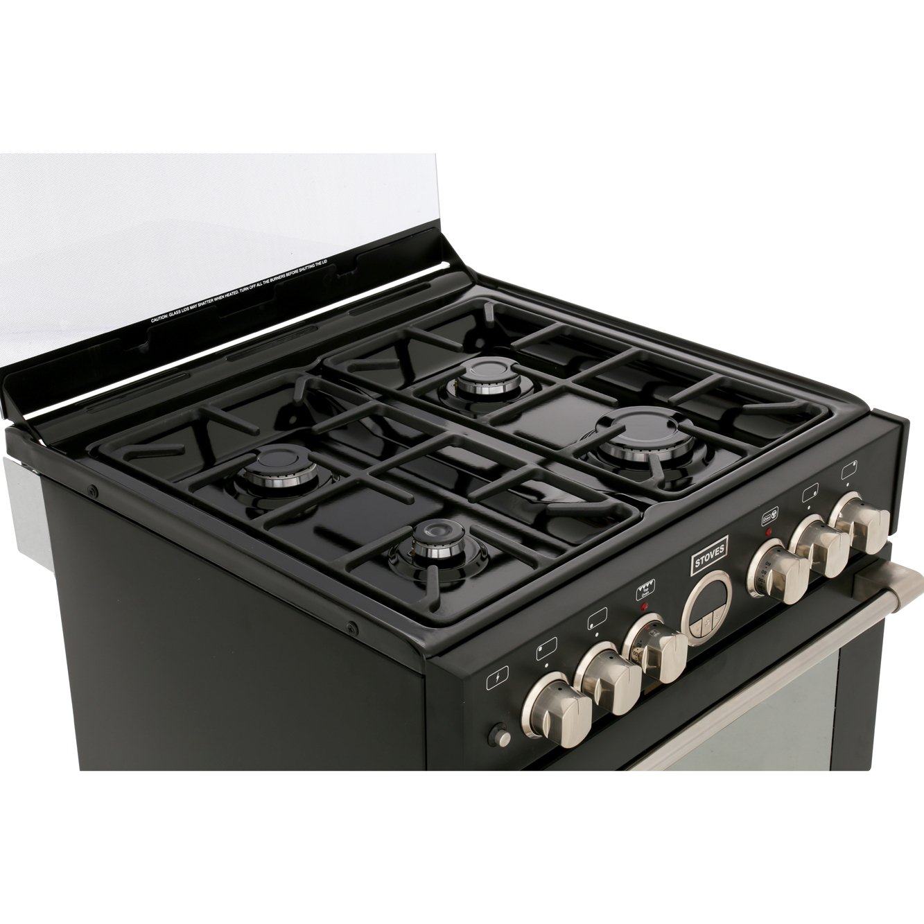 Buy Stoves Sterling 600DF Black Dual Fuel Cooker with Double Oven