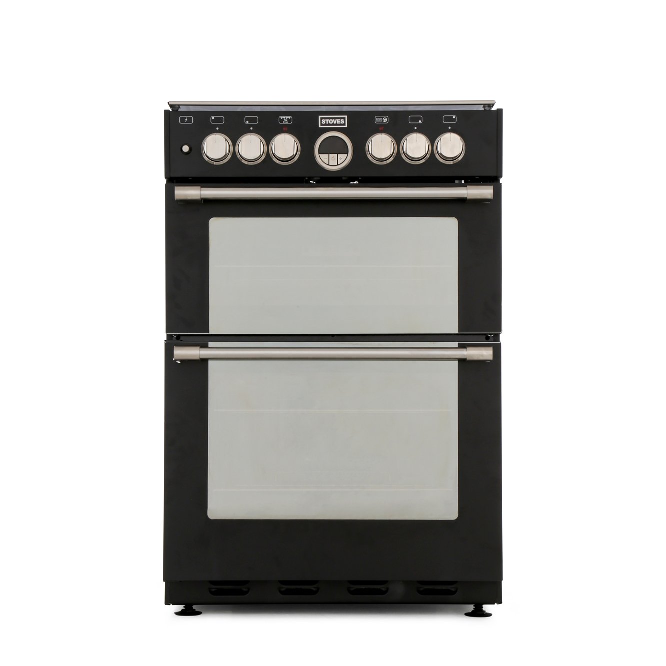 Stoves Sterling 600DF Black Dual Fuel Cooker with Double Oven, A Rated (444440990) Marks