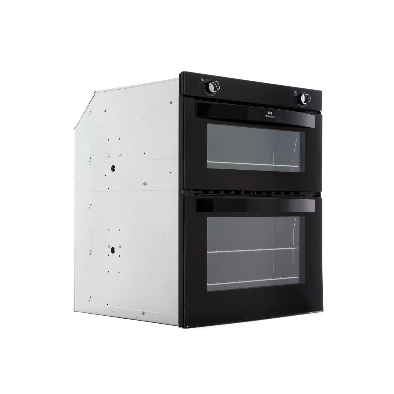 Buy New World NW701DO Black Double Built Under Electric Oven (444441486
