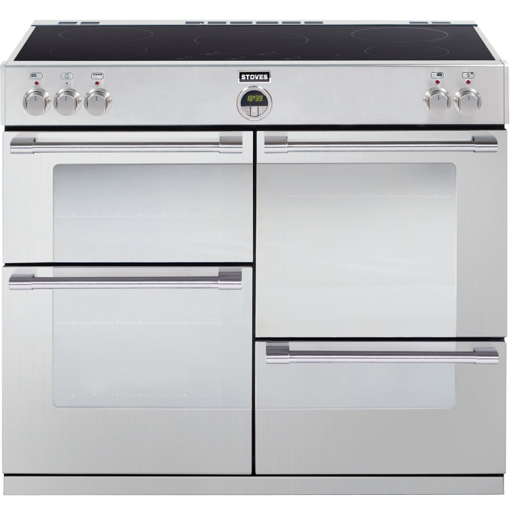 Buy Stoves Sterling 1100Ei Stainless Steel 110cm Electric Induction