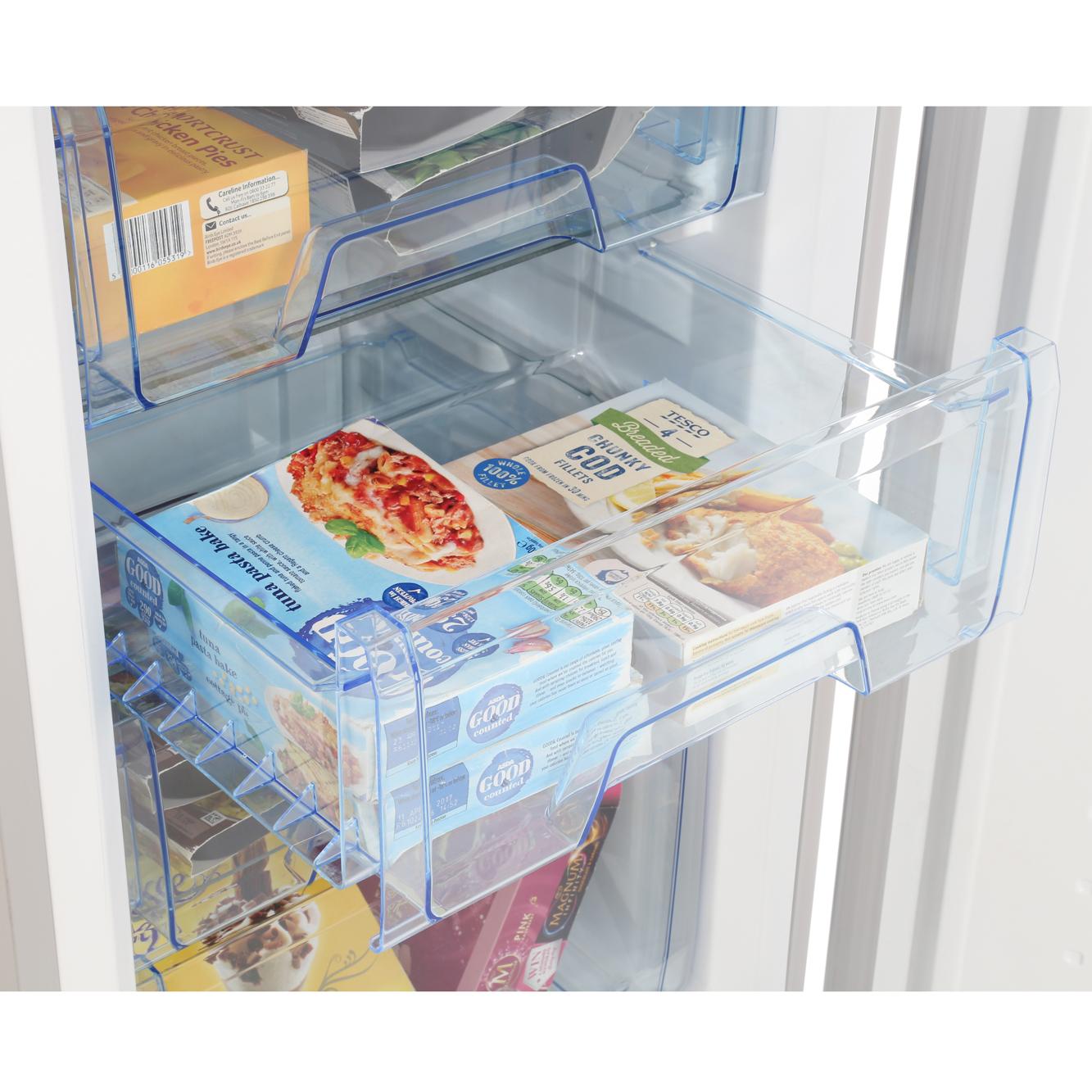 Buy Lec TF5517S Silver Fridge Freezer (444442231) Marks Electrical