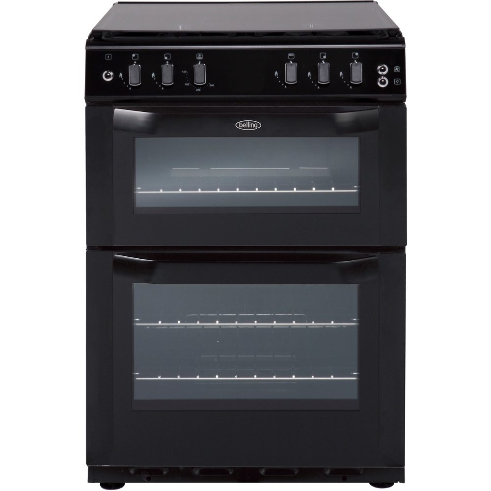 Buy Belling FSG55TCF Black Gas Cooker Separate Grill (444442712