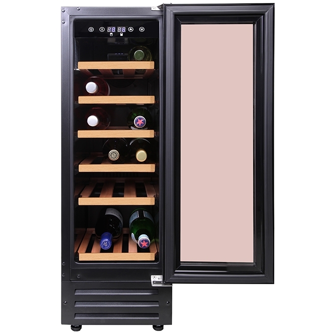Stoves 300BLKWC Black Wine Cooler, G Rated (444443282) Marks Electrical