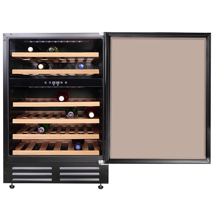 Stoves 600BLKWC Wine Cooler, Black, G Rated