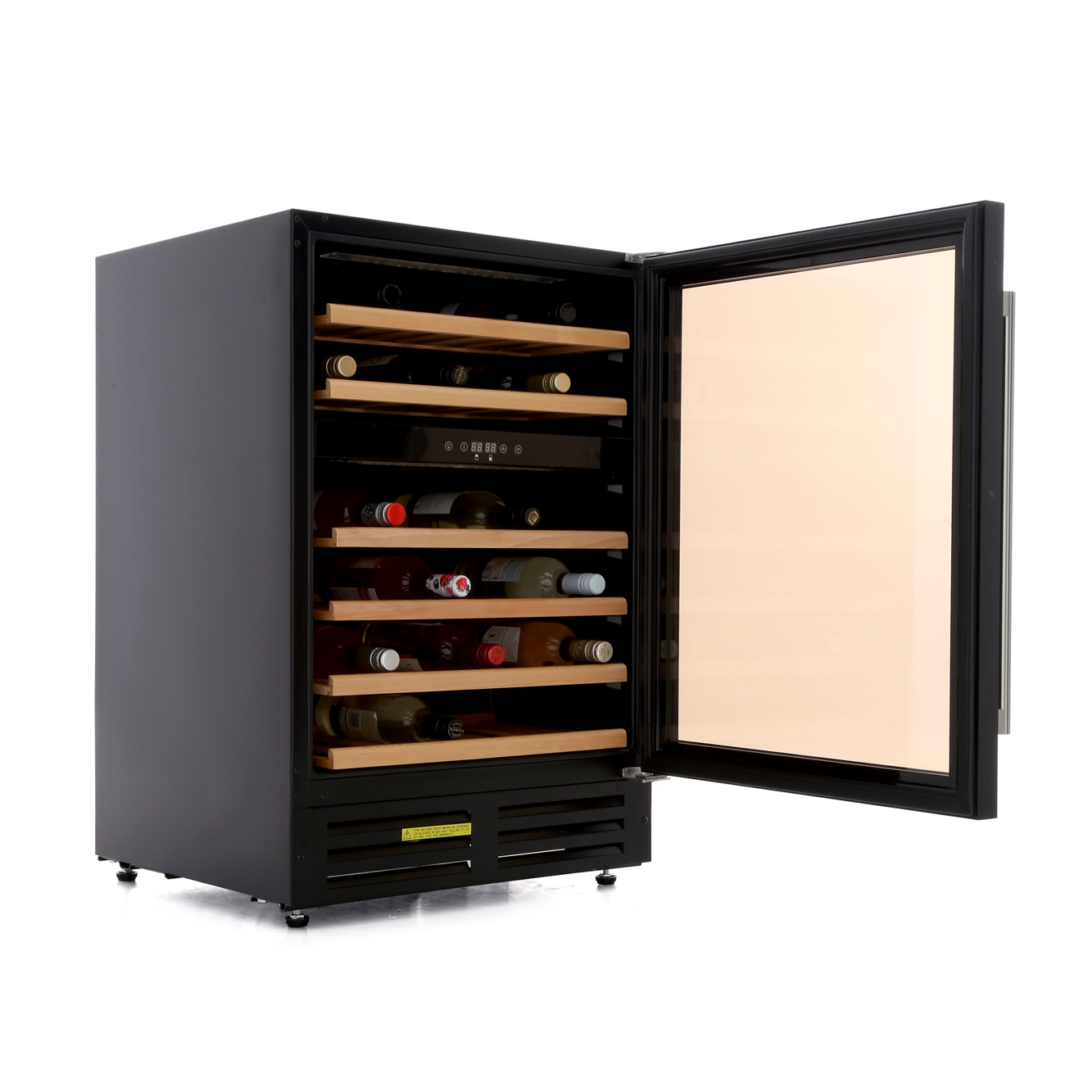 Stoves 600BLKWC Wine Cooler, Black, G Rated