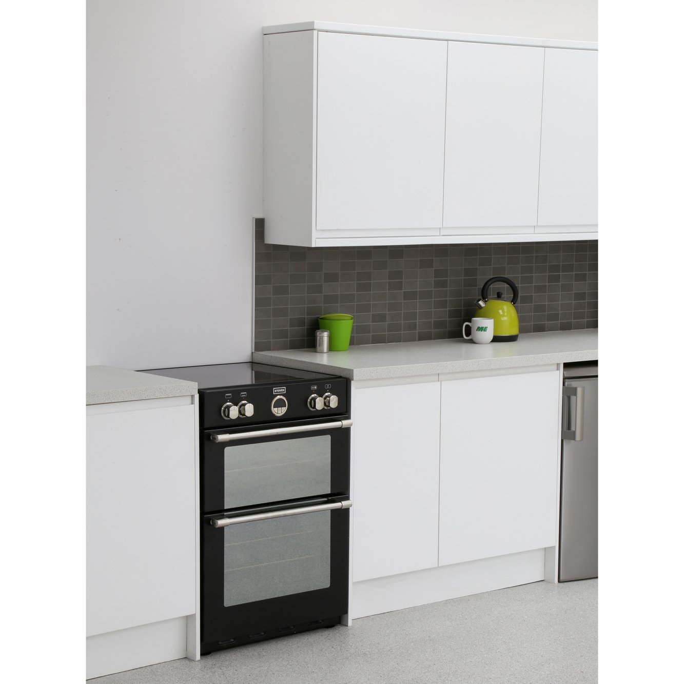 Stoves Sterling 600MFTi Black Induction Electric Cooker with Double